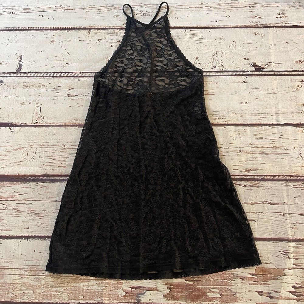 Victorias Secret Black Lace Night Slip/Lingerie Size Small Womens Sexy